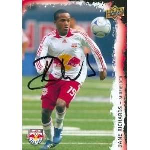 Dane Richards Autographed/Hand Signed Soccer trading Card (MLS Soccer 