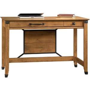  Sauder Registry Row Writing Desk Amber Pine