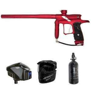 Dangerous Power G4 Paintball Marker   Red/Grey Ultra v35 N2 Package 