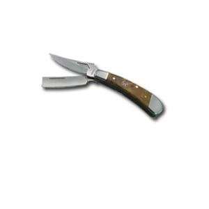  Sarge (SARSK423) 3.5 2 Blade Folding Knife with Burl Wood 