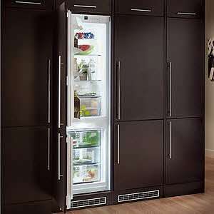   Integrated Refrigerator   Left Hinge   Custom Panel