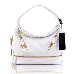   Calf Leather Designer Zippered Handbag Satchel 793573697035  