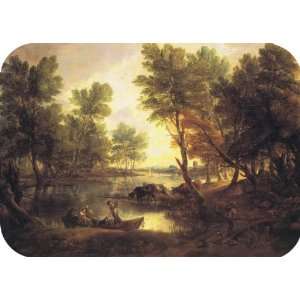  River Landscape Thomas Gainsborough Art MOUSE PAD Office 
