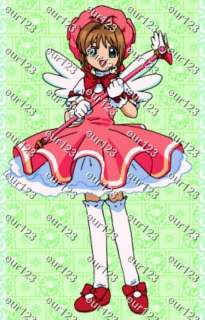 Card Captor Sakura KINOMOTO I Cosplay Costume Custom  