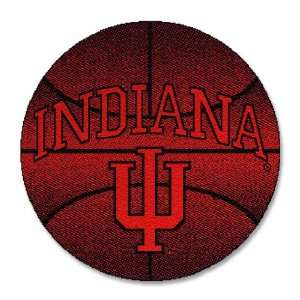   Indiana University Hoosiers 2 ft. Basketball Rug: Sports & Outdoors