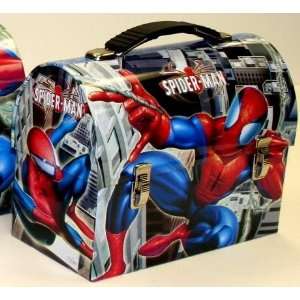   Web Slinger Workmans Carry All Domed Tin Lunch Box 