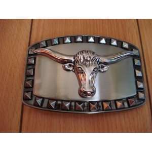 Western Cowboy Longhorn Belt Buckle Beauty