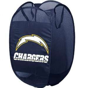  San Diego Chargers Square Laundry Hamper: Sports 