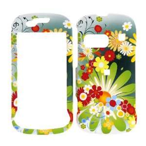 Premium   Samsung R900/ Craft   Colorful Flowers Rubberized Design 