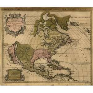  1694 map North America