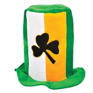  Irish Tri Color Tall Stove Pipe Hat Case Pack 12: Home 