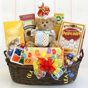 Birthday Party Bear Gift Basket  Grocery & Gourmet Food