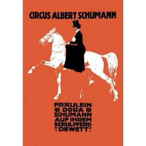  Circus Albert Schumann 24X36 Giclee Paper
