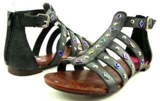 DOLCE VITA DAVID Black Womens Shoes Sandals 7  