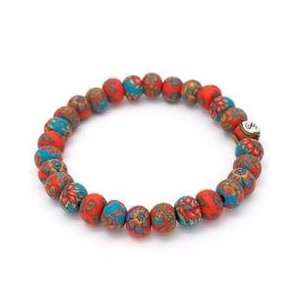  Carmen Collection Small Bead Bracelet with All Clay 