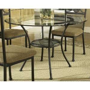  Steve Silver Company Carolyn Beveled Glass Top Table: Home 