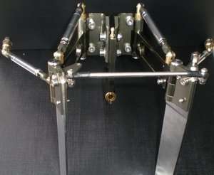 multifunctional dual Rudder with strut for 1/4 shaft  