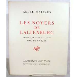  Les Noyers De LAltenburg Andre Malraux Books