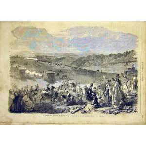  Epsom Races Horse People French Print 1866: Home & Kitchen