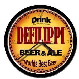  DEFILIPPI beer ale cerveza wall clock: Everything Else