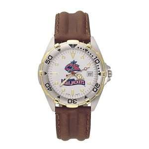  Columbus Blue Jackets Mens NHL All Star Watch (Leather 