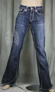 Laguna Beach Jeans Mens SALT CREEK White stitch 1G Crystals **SAMPLE 