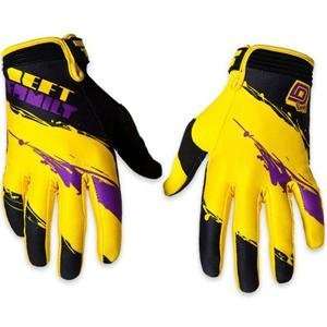  Deft Family Catalyst 2 Brush Gloves   Medium/Yellow/Purple 