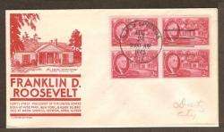 FRANKLIN D ROOSEVELT FIRST DAY COVER   1945  