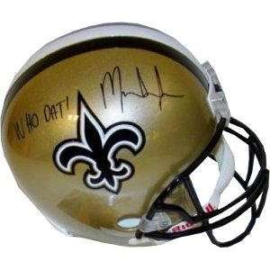  Autographed Mark Ingram Helmet   Autographed NFL Helmets 