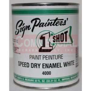  One Shot Speed Dry White Gallon Automotive