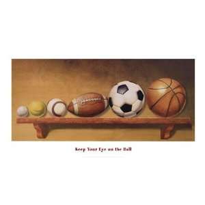  Keep Your Eye on the Ball Beautiful MUSEUM WRAP CANVAS 