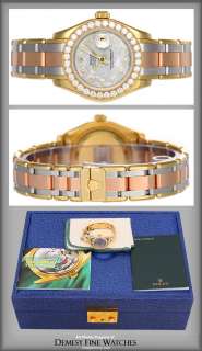 Ladies Tridor Gold Rolex Pearlmaster Watch 80298  