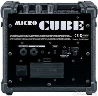 Roland Micro Cube (Black) (Battery Powered Guitar Amp)  