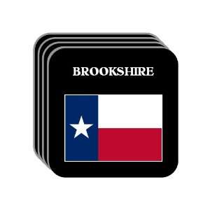 US State Flag   BROOKSHIRE, Texas (TX) Set of 4 Mini Mousepad Coasters