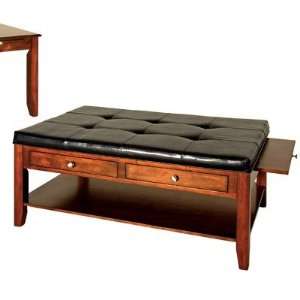  Brewster Cocktail Table Ottoman in Multi Step Cherry