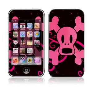  Screaming Crossbones Design Skin Decal Sticker for Apple iPod Touch 