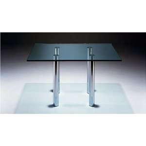 Rembrandt Square Modern Glass Dining Table:  Home & Kitchen