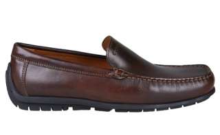 Ecco Mens Loafers Soft Moc Coffee Brown Leather Slip Ons 03414400072 