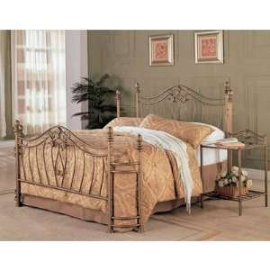  Wildon Home 300171Q Merced Queen Bed in Brush Gold