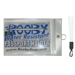  White Water Resistant Passport Holder with Lanyard Sports 