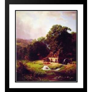  Bierstadt, Albert 20x22 Framed and Double Matted The Old 