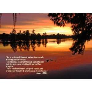  James 122 24 Scripture Greeting Cards Health & Personal 