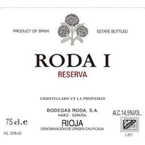  2002 Bodegas Roda Roda I Reserva 750ml 750 ml Grocery 