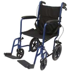 Karman Healthcare LT 1000HB BL Transport Wheelchair Blue