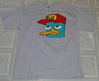PHINEAS AND FERB PERRY T SHIRT SIZE MENS LARGE NWT DISNEY