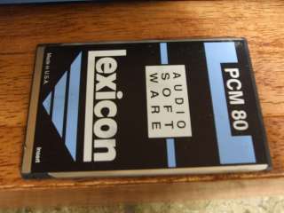 Lexicon PCM 81 Digital Effects Processor with card pcm80  