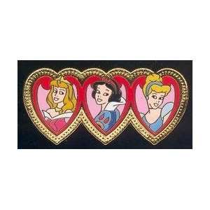  Disney/DLR Princess 3 heart Pin 