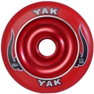  YAK Scat II Metal Core Wheel Red 110mm