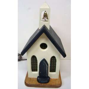  Lighted Church with Bell Country Rustic Primitive: Home 