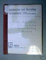 Reed Operating Manual A23 Thread Rolling Machine  